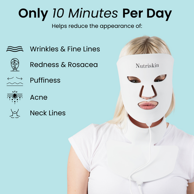 Silicone Wrinkle Clearing Light Therapy Face Mask (FREE Neck & Décolleté Mask Included $399 Value)