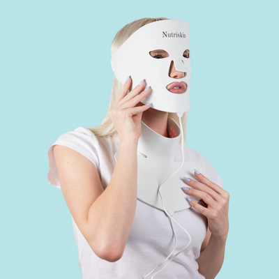 Silicone Wrinkle & Acne Clearing Light Therapy Face, Neck & DÉCOLLETÉ Mask