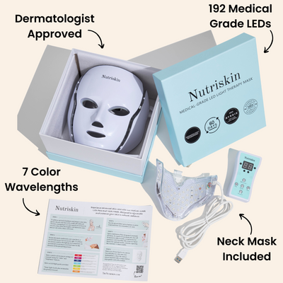Wrinkle Clearing Light Therapy Face & Neck Mask
